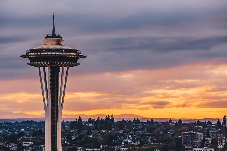 Seattle Space Needle 60 years