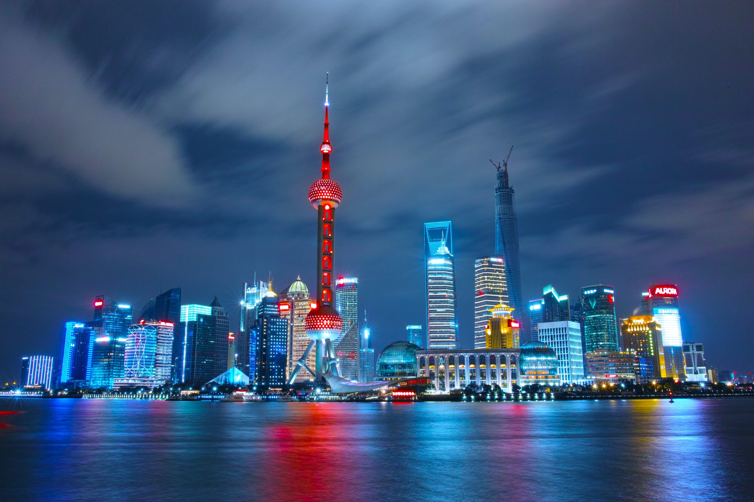 Like Pearls Falling On A Jade Plate- The Oriental Pearl Radio & Television Tower In Shanghai
